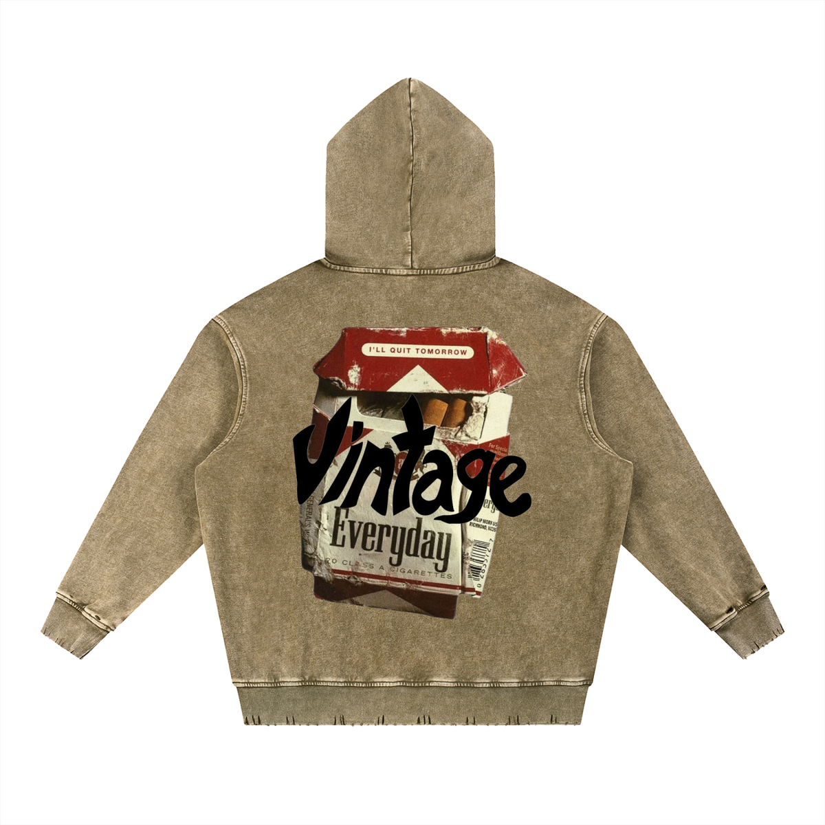 VINTAGE "$MOKE BREAK" HOODIE