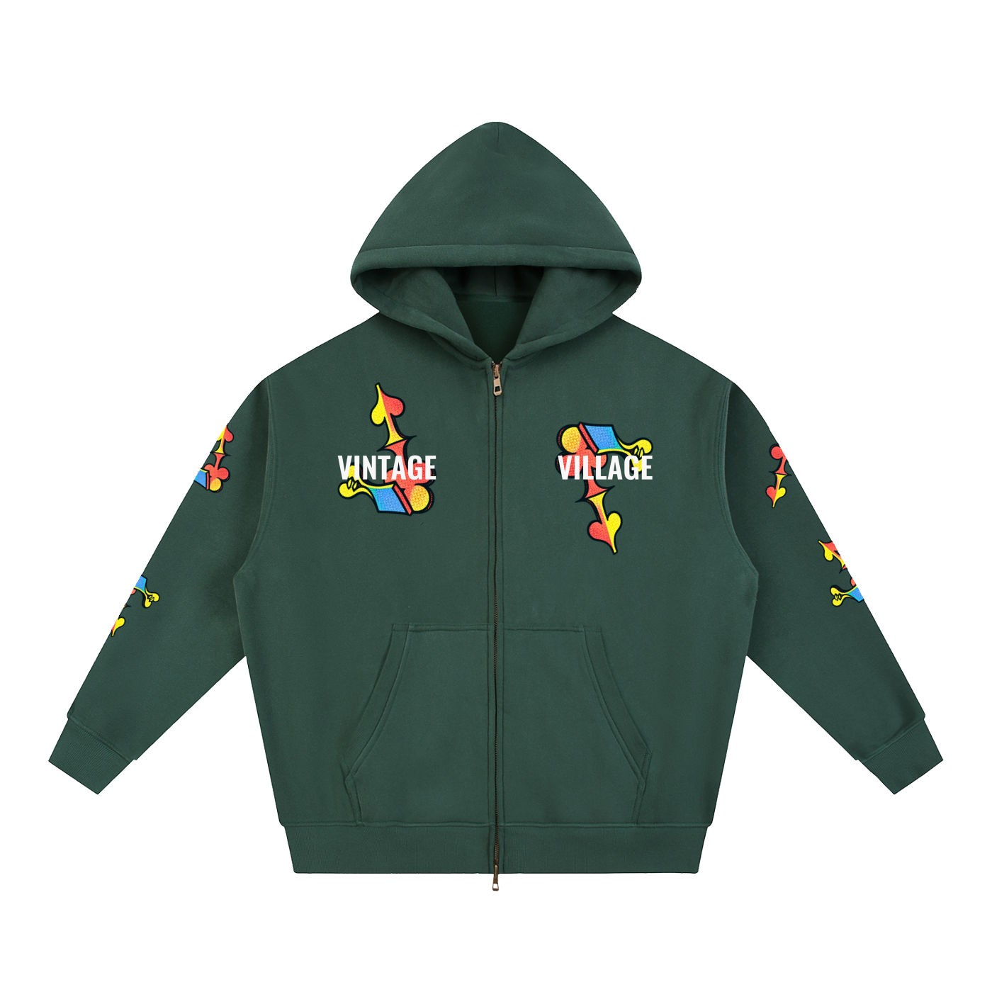 "VINTAGE VILLAGE" H00DIE