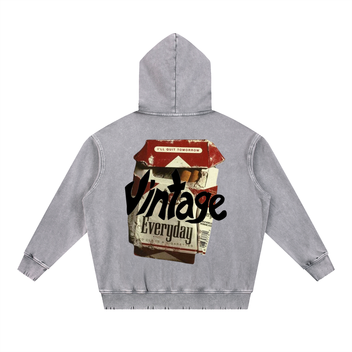 VINTAGE "$MOKE BREAK" HOODIE