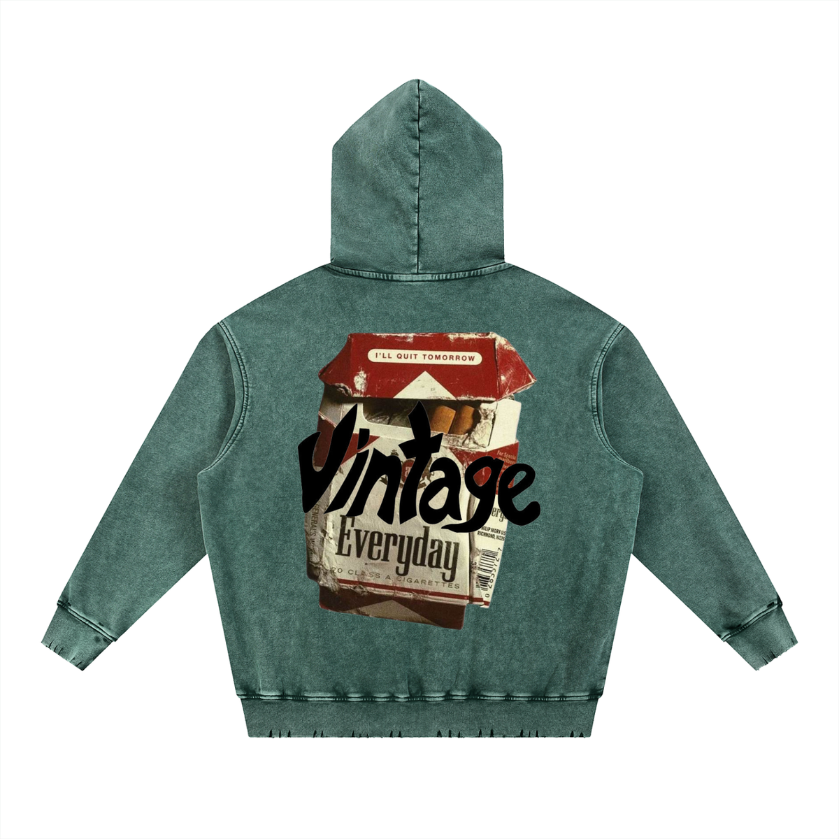 VINTAGE "$MOKE BREAK" HOODIE