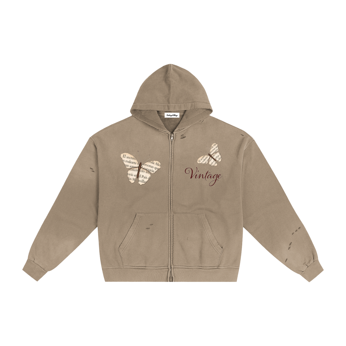 VINTAGE "BUTTERFLY" HOODIE
